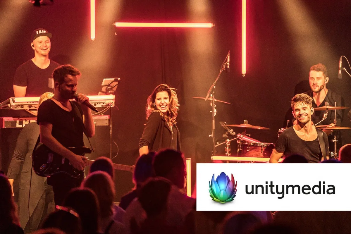 Live-Musik beim Unitymedia-Sommerfest verbunden.